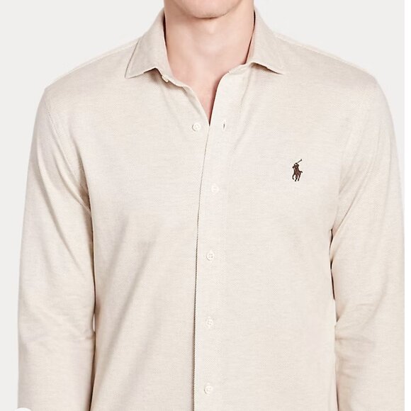 Ralph Lauren Tan Button-Down - sz M - Picture 3 of 6